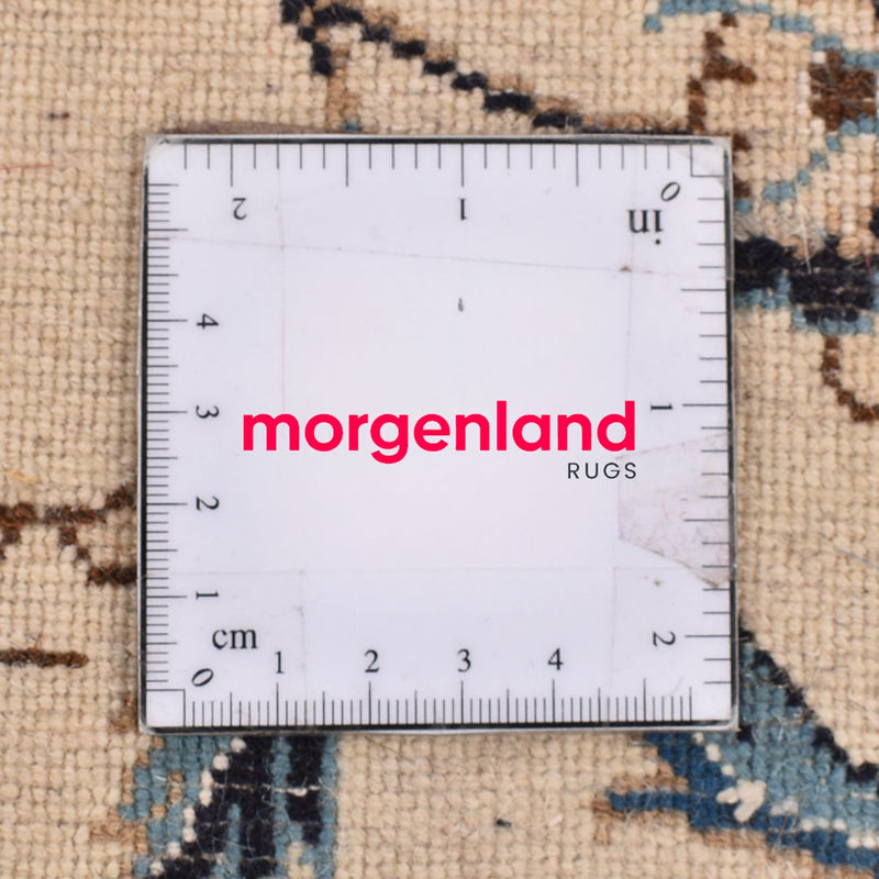 Loper Perzisch tapijt - Nain - Koninklijk - 202 x 60 cm - crème