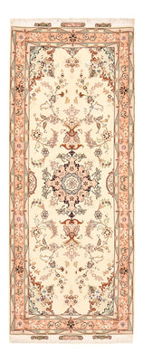 Loper Perzisch tapijt - Tabriz - Royal - 210 x 81 cm - beige