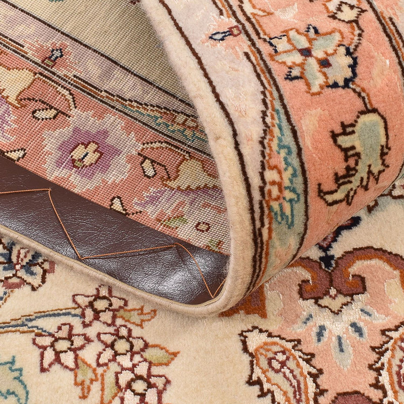 Loper Perzisch tapijt - Tabriz - Royal - 210 x 81 cm - beige