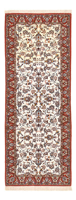 Loper Perzisch tapijt - Isfahan - Premium - 190 x 70 cm - donker beige