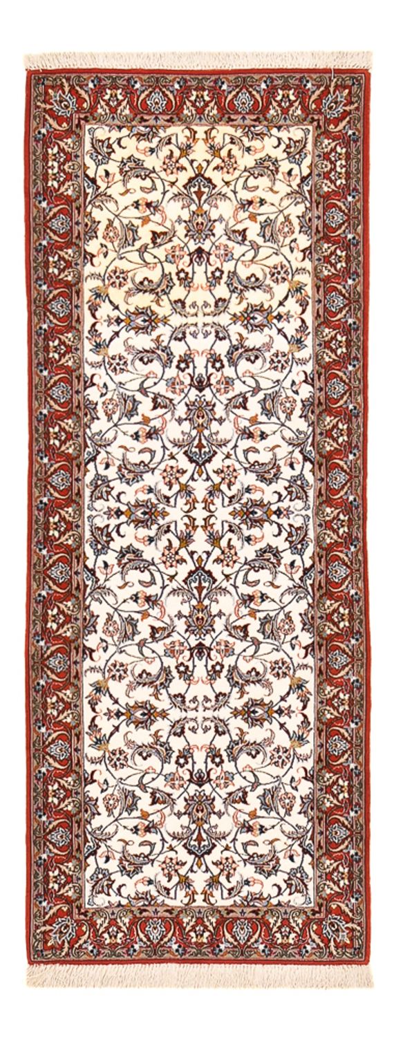 Loper Perzisch tapijt - Isfahan - Premium - 190 x 70 cm - donker beige