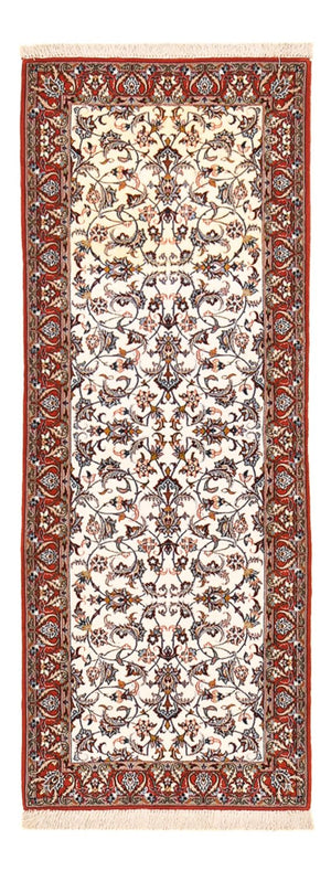 Loper Perzisch tapijt - Isfahan - Premium - 190 x 70 cm - donker beige