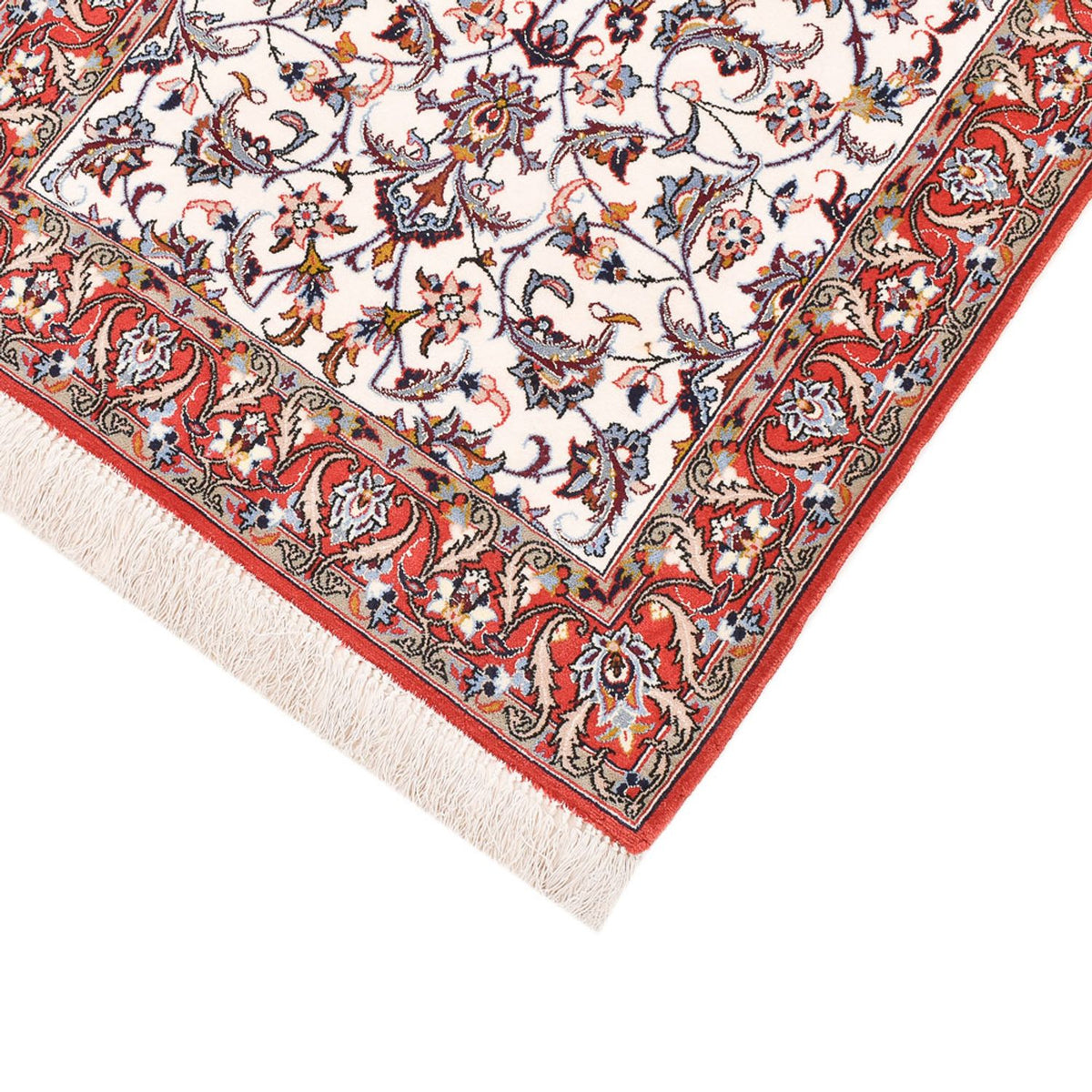 Loper Perzisch tapijt - Isfahan - Premium - 190 x 70 cm - donker beige