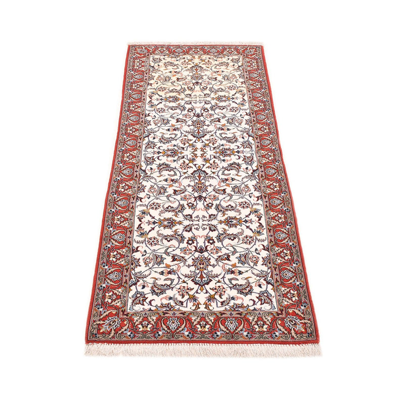 Loper Perzisch tapijt - Isfahan - Premium - 190 x 70 cm - donker beige