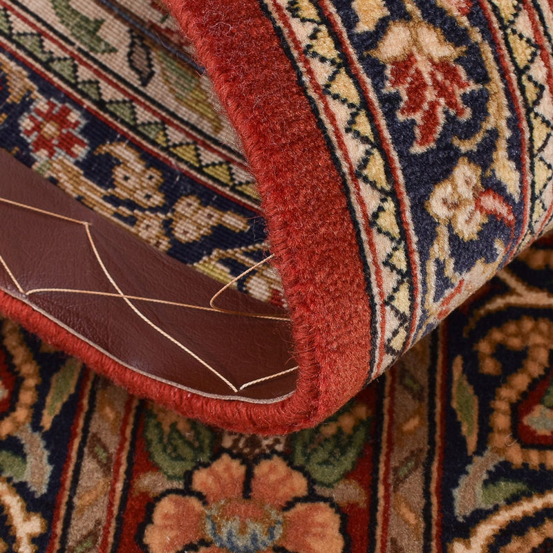 Loper Perzisch tapijt - Ghom - Koninklijk - 156 x 55 cm - donker beige