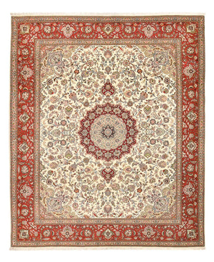 Perzisch tapijt - Tabriz - Royal - 302 x 248 cm - zand
