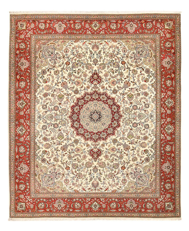 Perzisch tapijt - Tabriz - Royal - 302 x 248 cm - zand