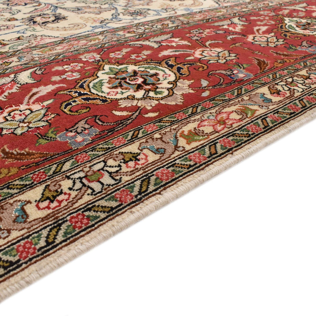 Perzisch tapijt - Tabriz - Royal - 302 x 248 cm - zand