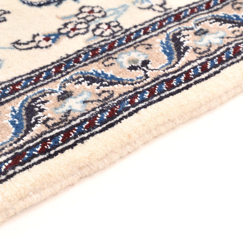 Loper Perzisch tapijt - Nain - Koninklijk - 202 x 58 cm - crème