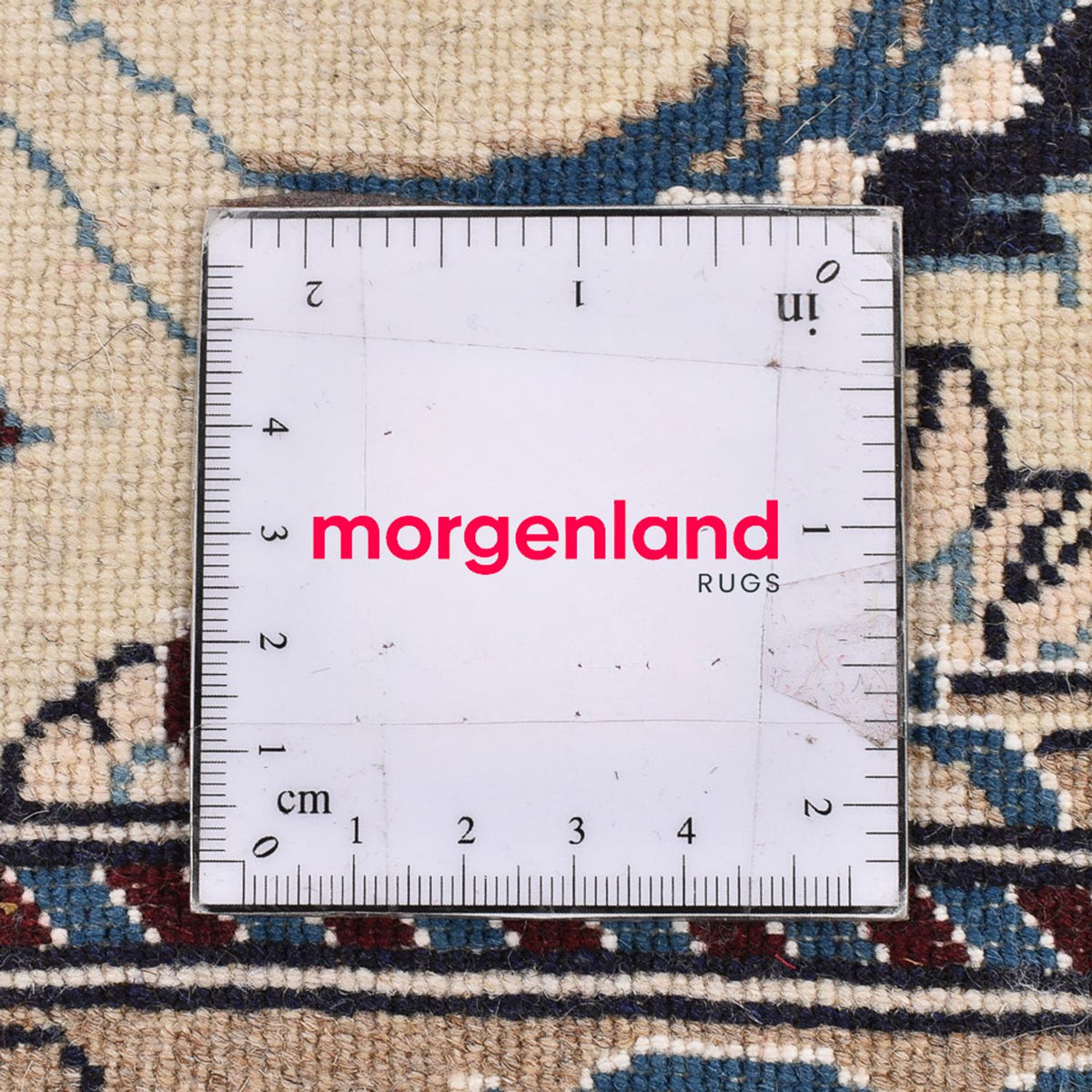 Loper Perzisch tapijt - Nain - Koninklijk - 202 x 58 cm - crème