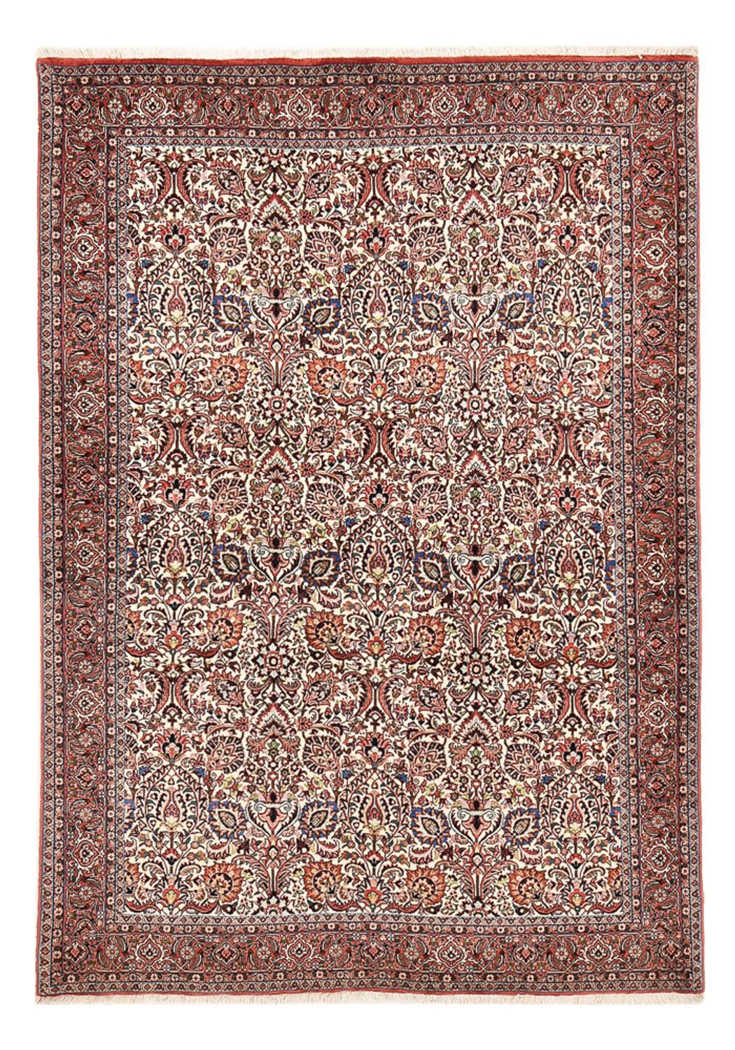 Perzisch tapijt - Bijar - 246 x 178 cm - roest