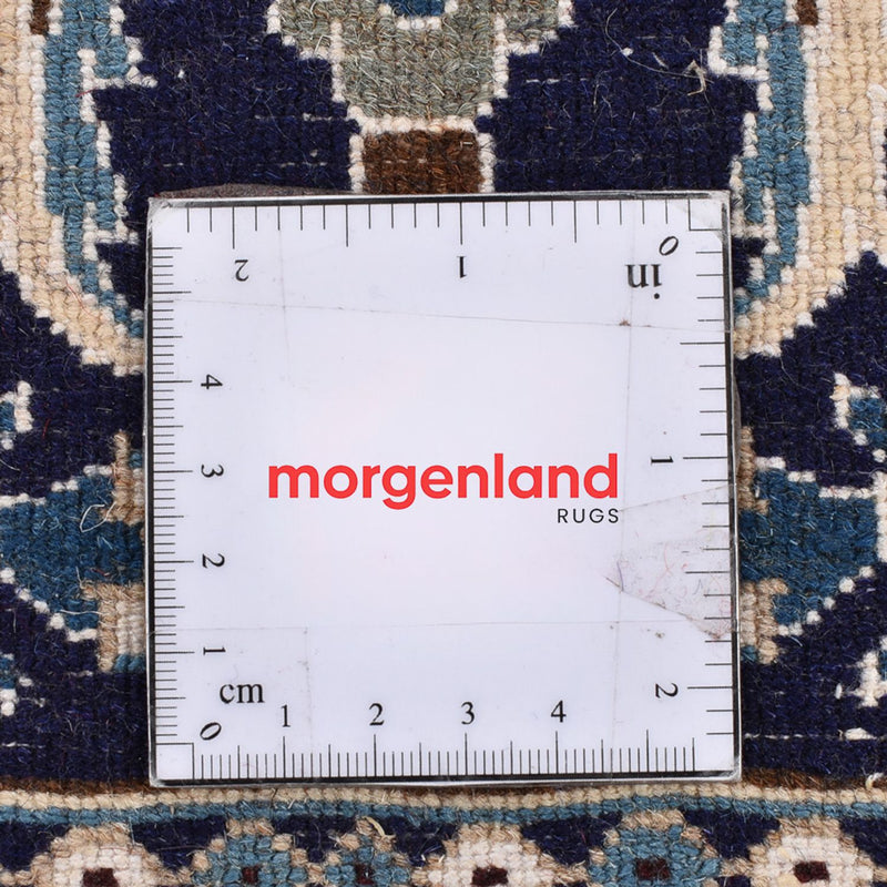 Loper Perzisch tapijt - Nain - Koninklijk - 196 x 66 cm - donkerblauw