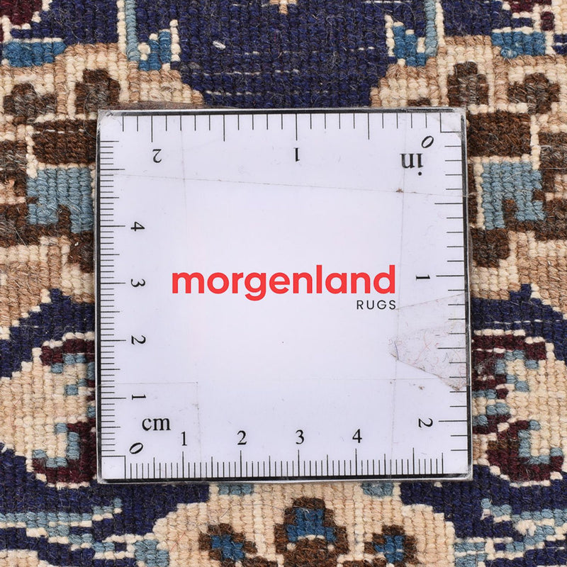 Loper Perzisch tapijt - Nain - Koninklijk - 188 x 65 cm - donkerblauw