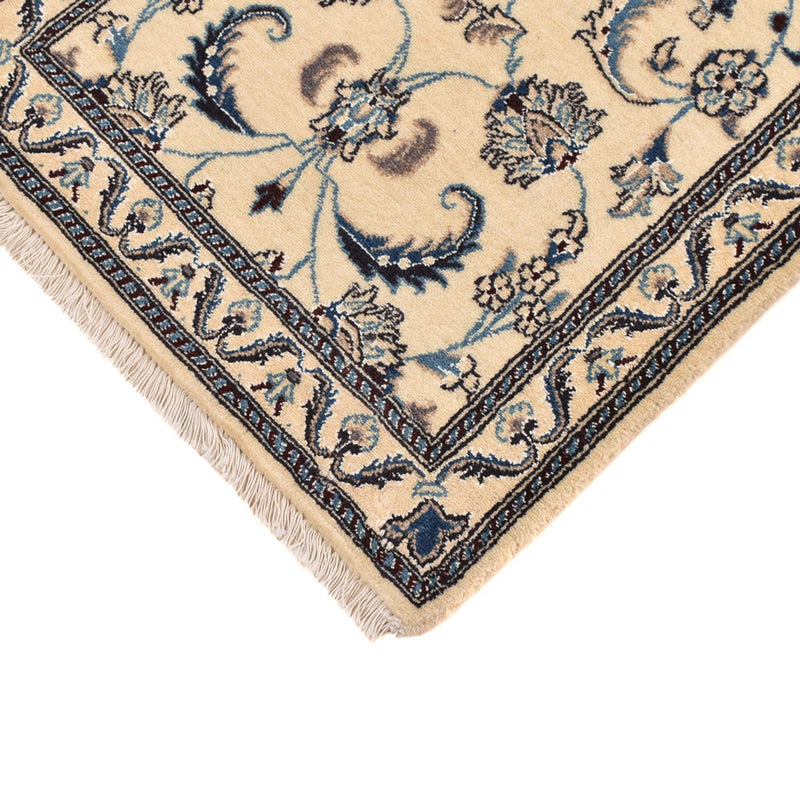Loper Perzisch tapijt - Nain - Koninklijk - 199 x 60 cm - beige