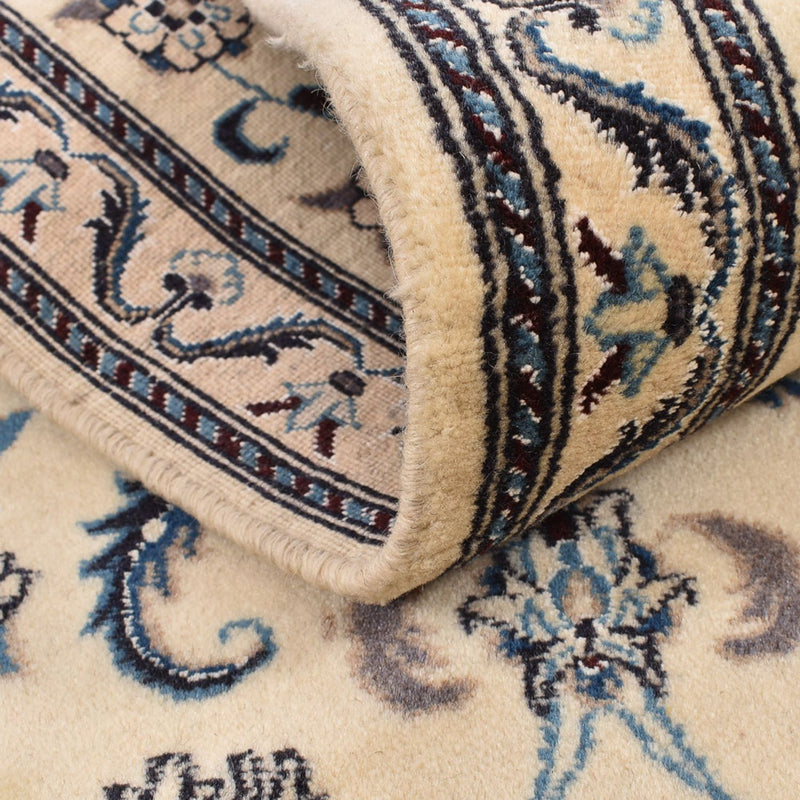 Loper Perzisch tapijt - Nain - Koninklijk - 199 x 60 cm - beige