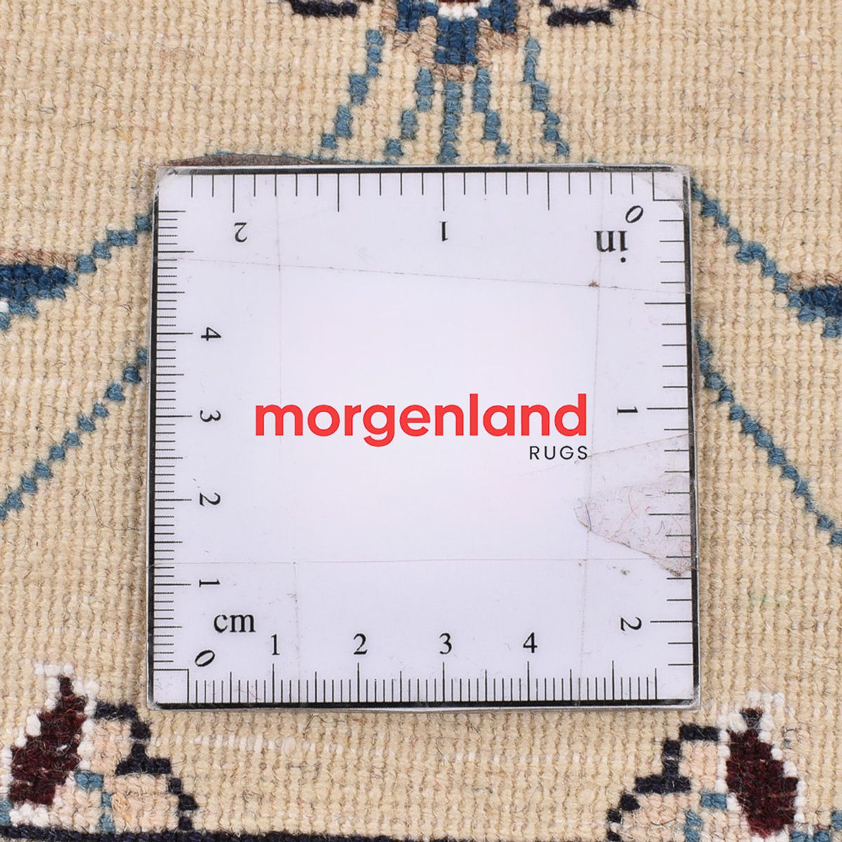 Loper Perzisch tapijt - Nain - Koninklijk - 199 x 60 cm - beige