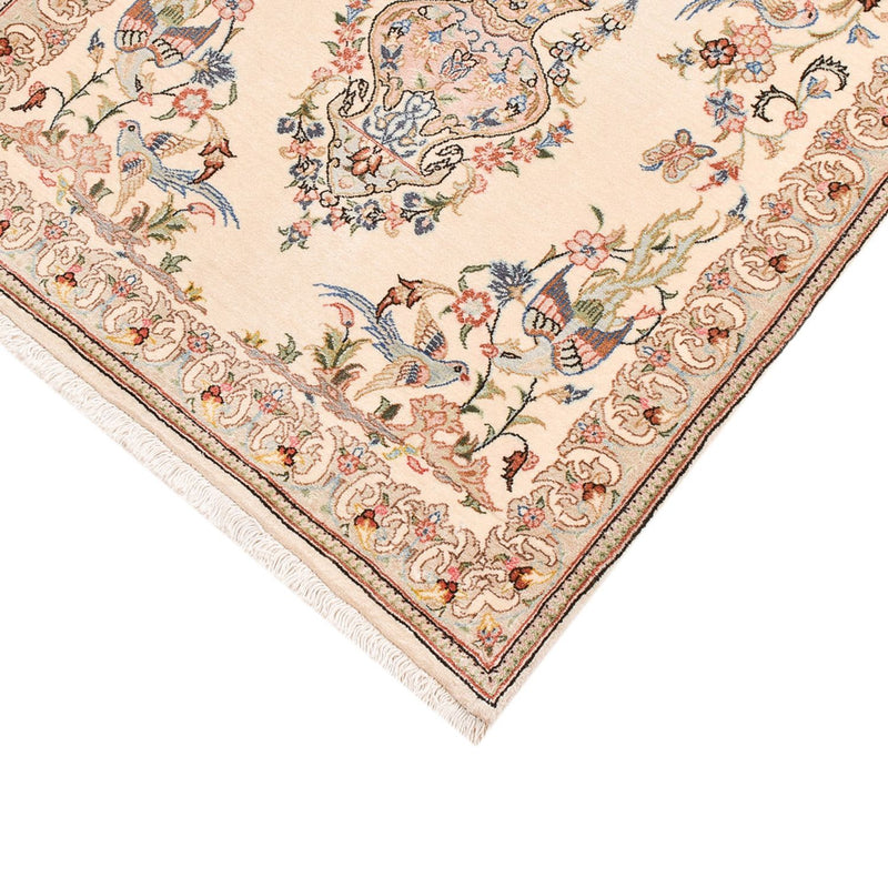 Loper Perzisch tapijt - Ghom - 193 x 77 cm - beige