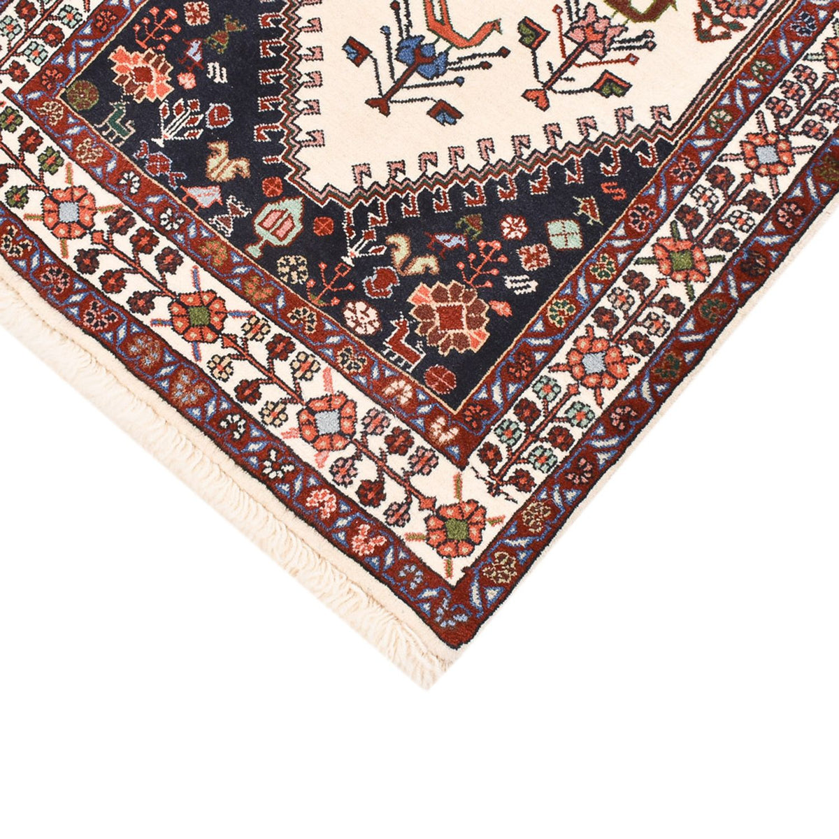 Loper Gabbeh Tapijt - Kashkuli Perzisch - 200 x 63 cm - veelkleurig