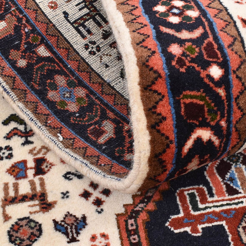 Loper Gabbeh Tapijt - Kashkuli Perzisch - 205 x 65 cm - veelkleurig