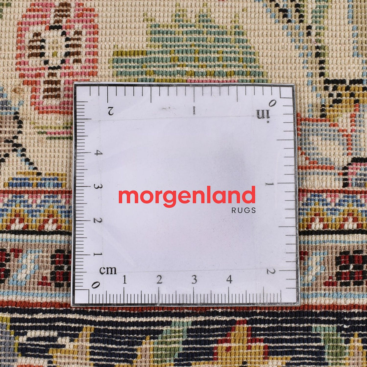 Loper Perzisch tapijt - Ghom - Koninklijk - 195 x 68 cm - veelkleurig