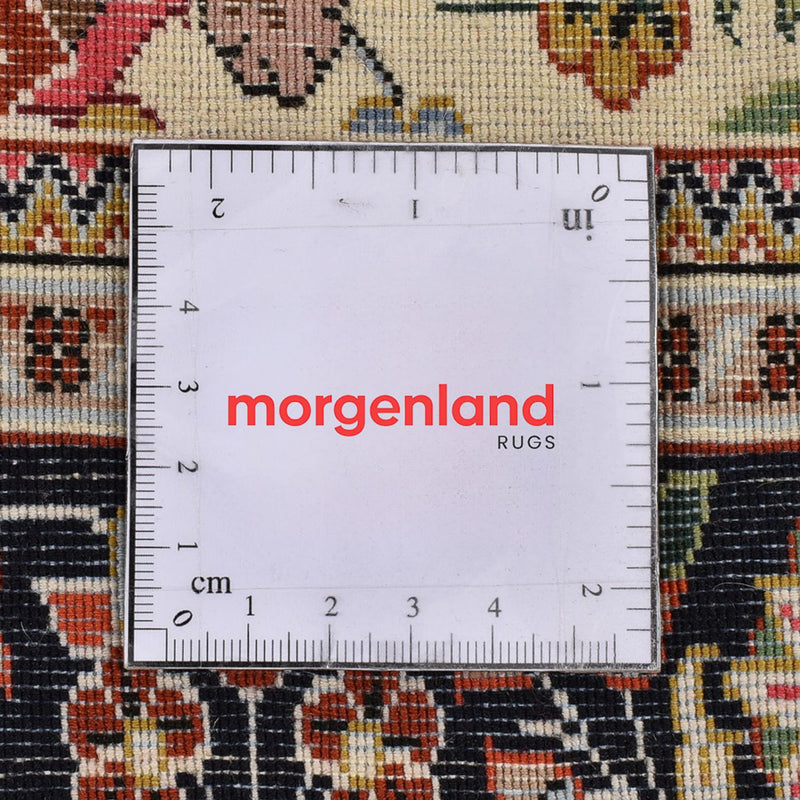 Loper Perzisch tapijt - Ghom - Koninklijk - 204 x 57 cm - beige