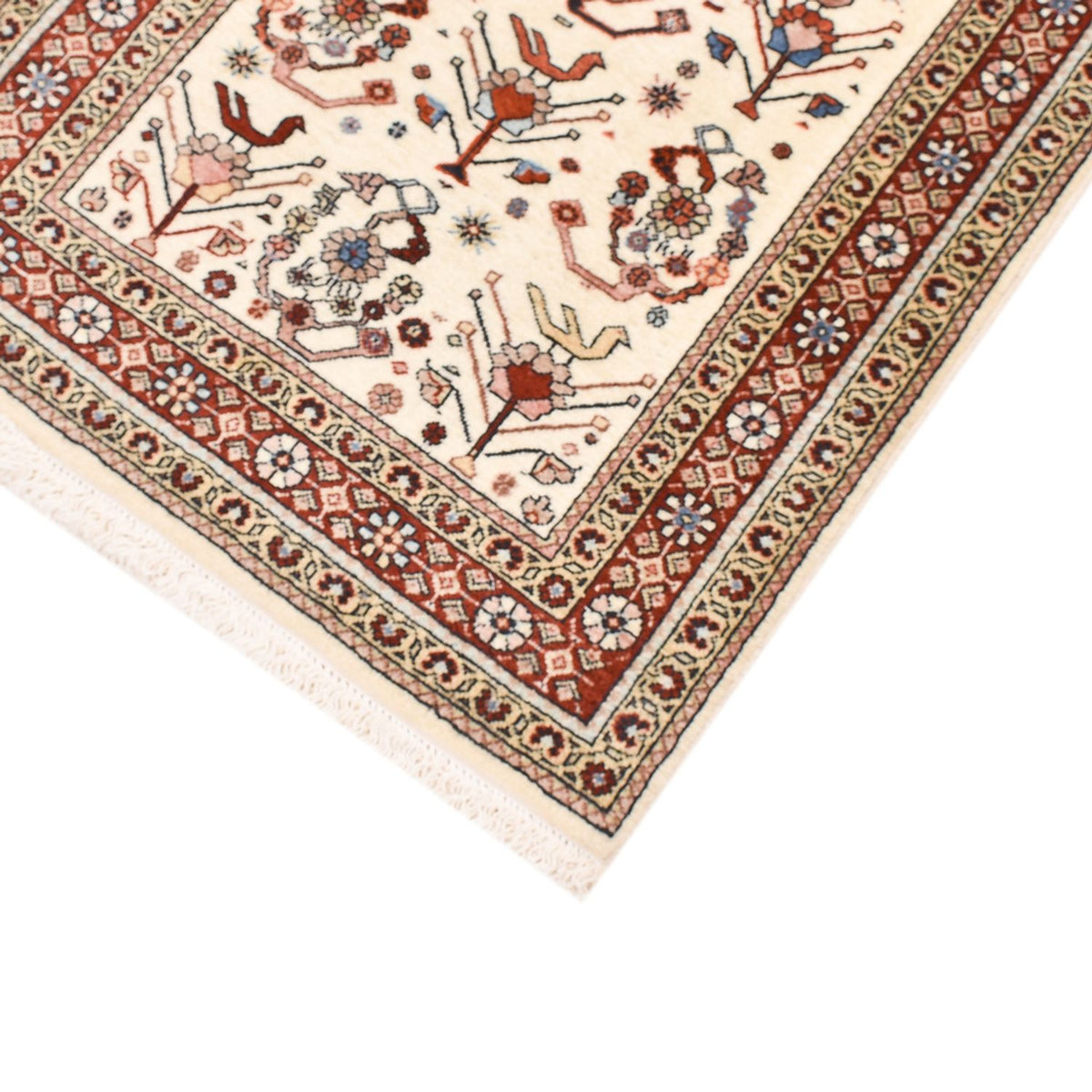 Loper Gabbeh Tapijt - Kashkuli Perzisch - 213 x 65 cm - beige
