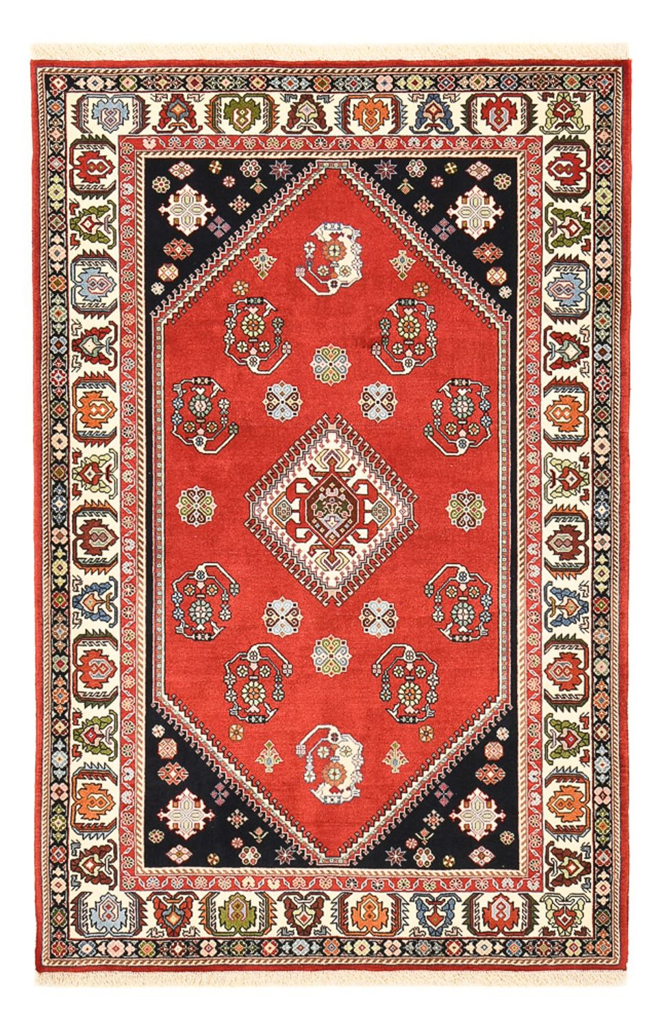 Gabbeh Tapijt - Kashkuli Perzisch - 203 x 124 cm - rood