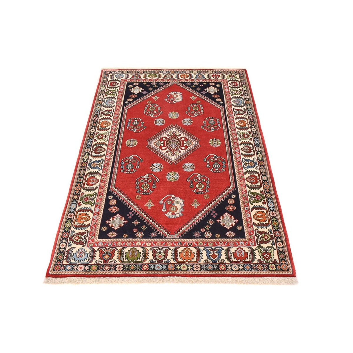 Gabbeh Tapijt - Kashkuli Perzisch - 203 x 124 cm - rood