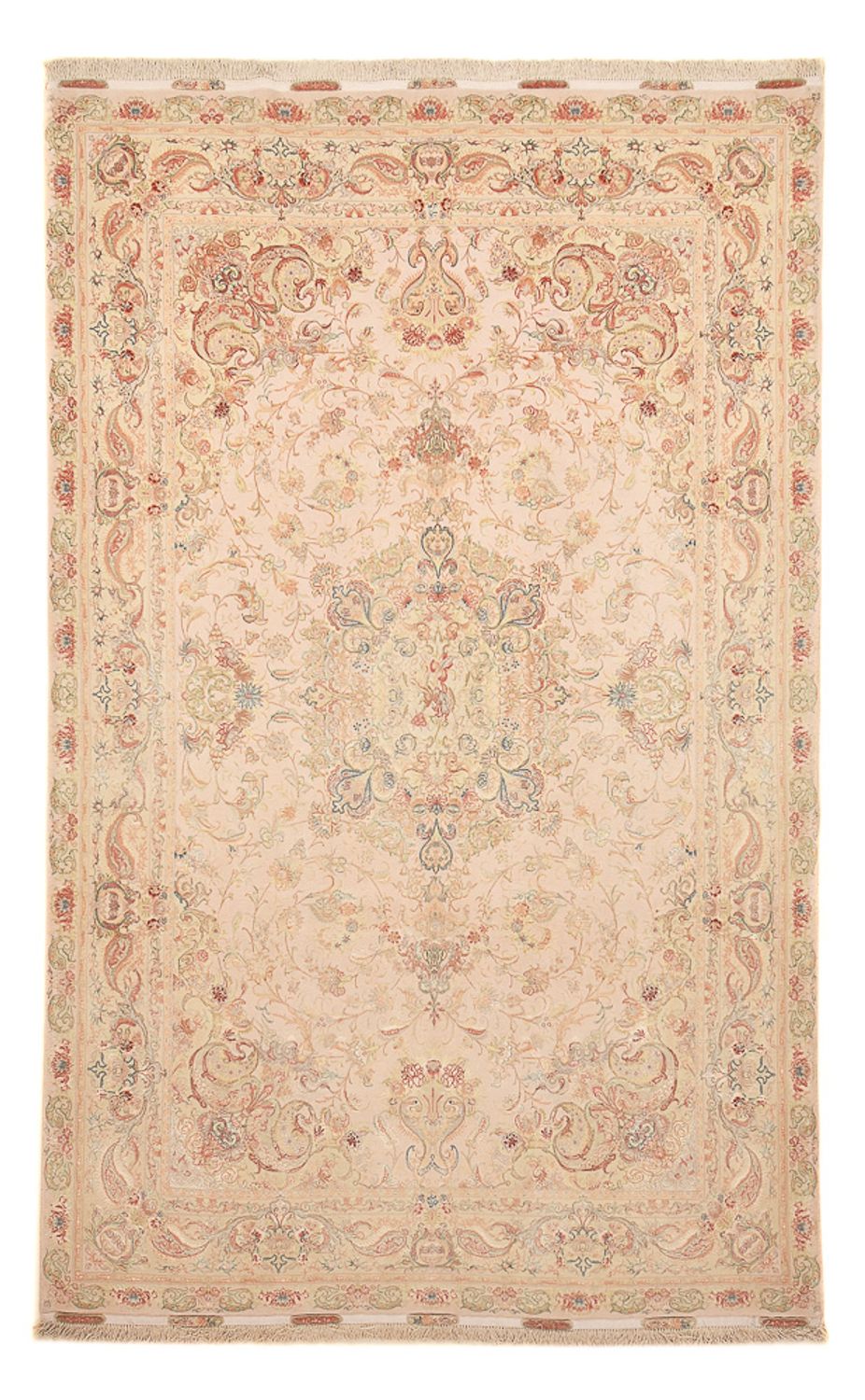 Perzisch tapijt - Tabriz - Royal - 314 x 200 cm - licht beige