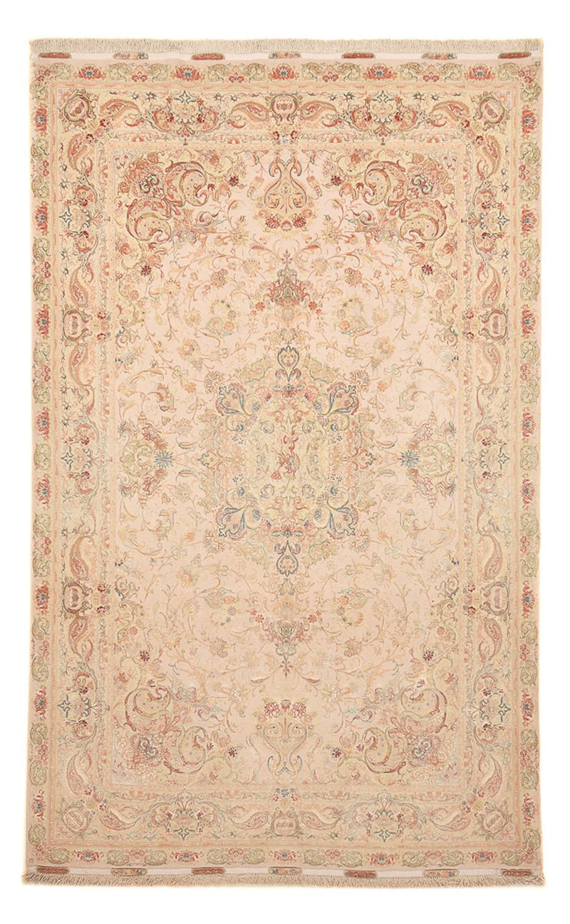 Perzisch tapijt - Tabriz - Royal - 314 x 200 cm - licht beige