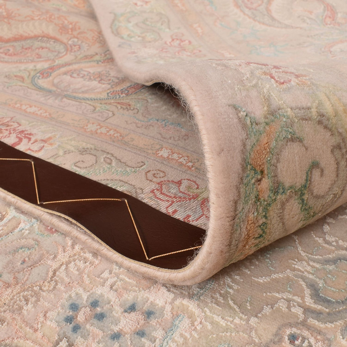 Perzisch tapijt - Tabriz - Royal - 314 x 200 cm - licht beige