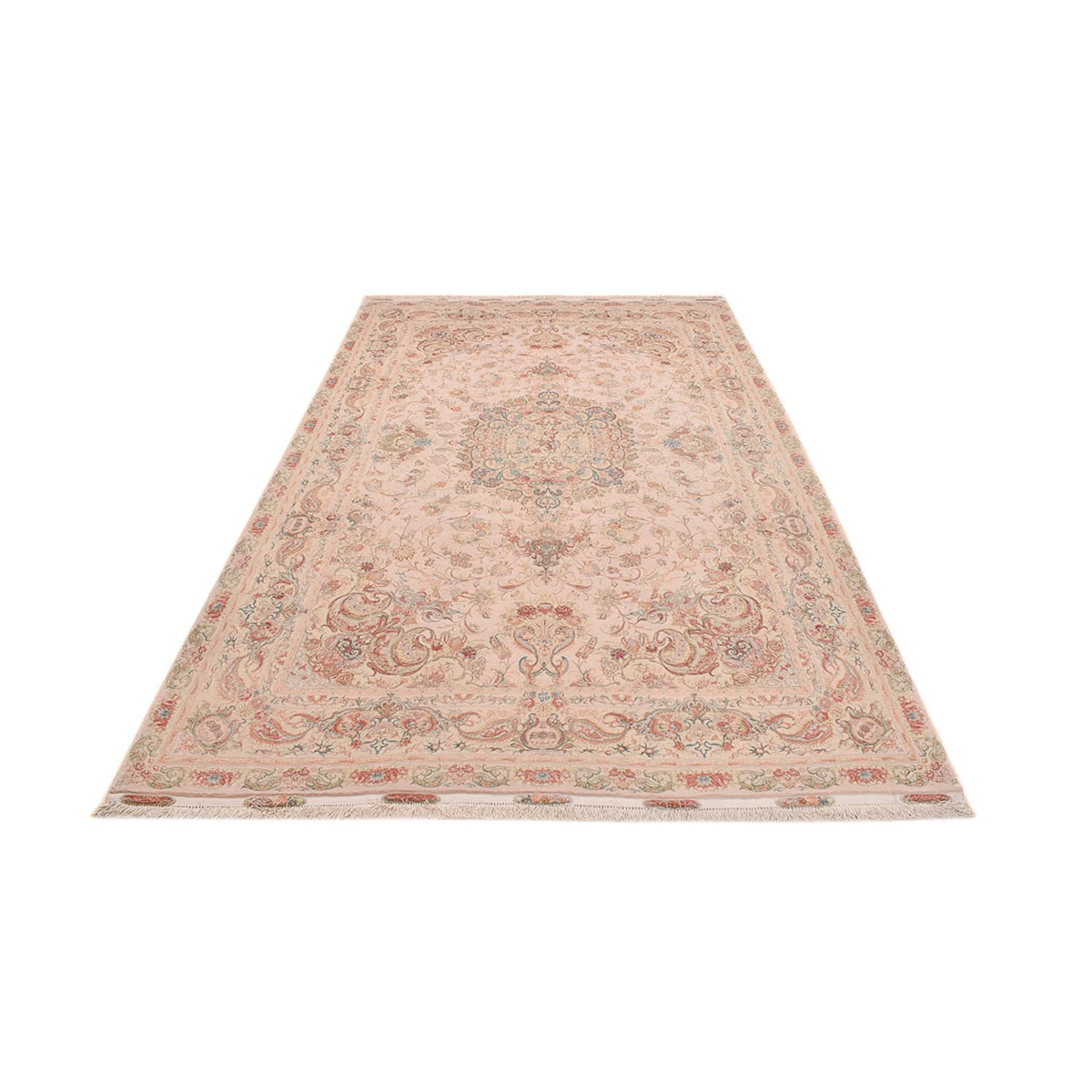 Perzisch tapijt - Tabriz - Royal - 314 x 200 cm - licht beige
