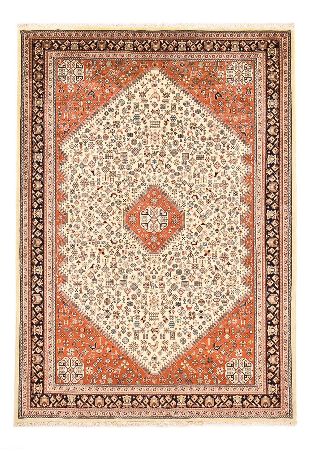Gabbeh Tapijt - Kashkuli Perzisch - 240 x 166 cm - zand
