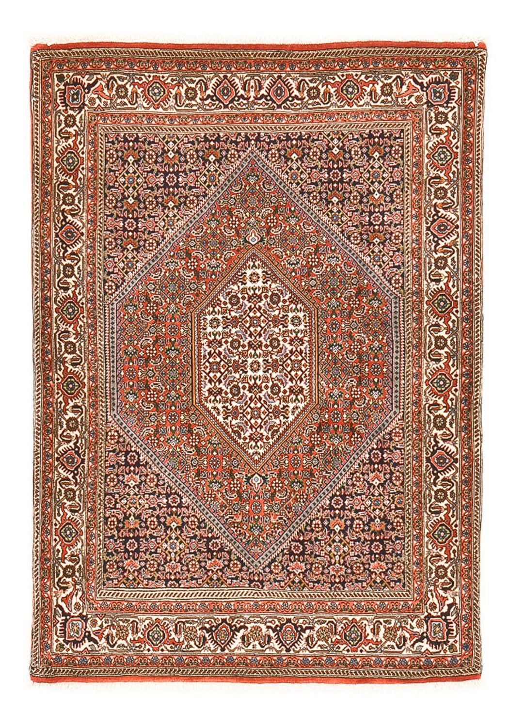 Perzisch tapijt - Bijar - 154 x 108 cm - roest