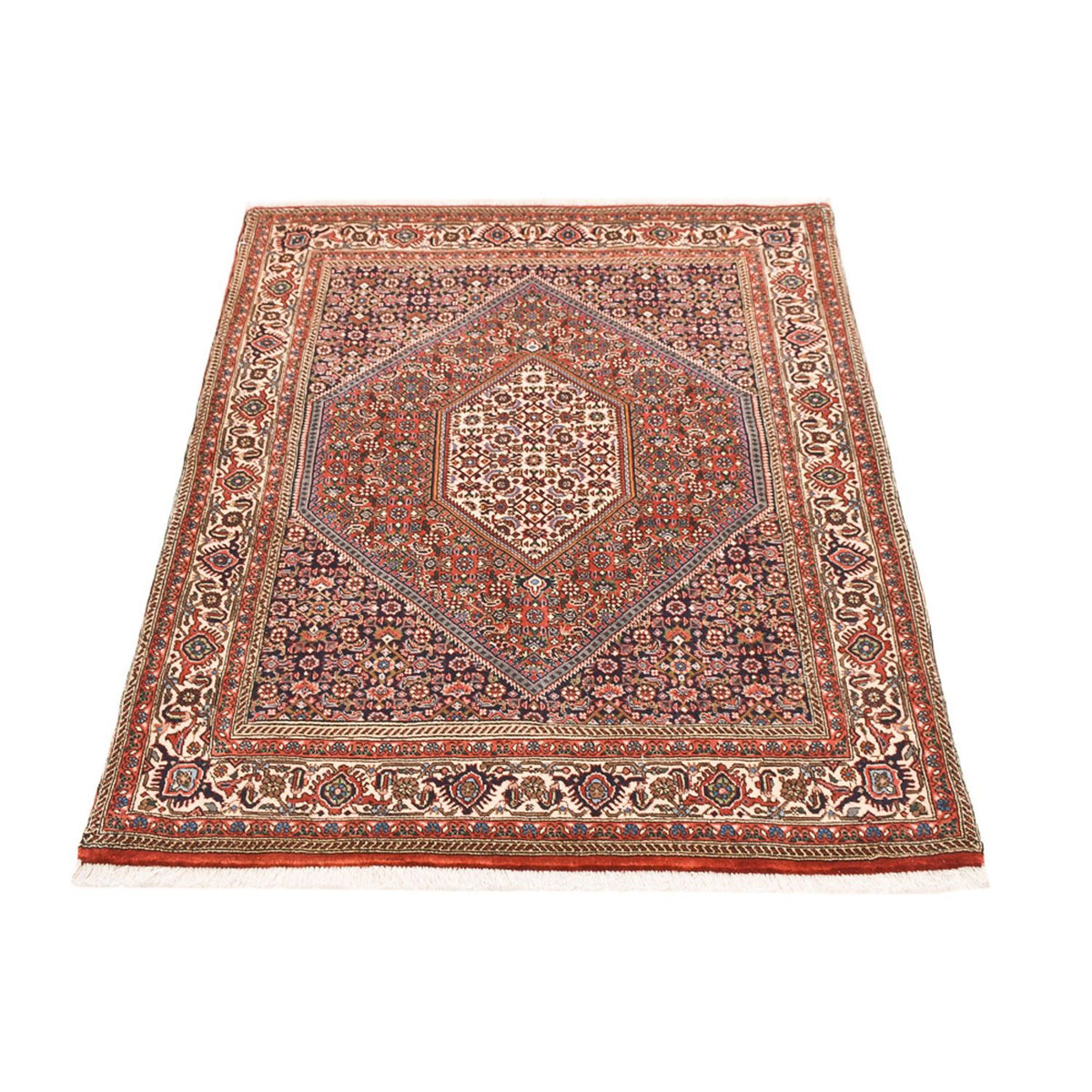 Perzisch tapijt - Bijar - 154 x 108 cm - roest