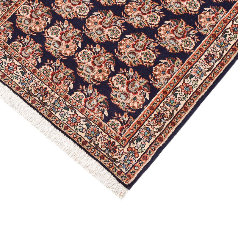 Loper Perzisch tapijt - Bijar - 242 x 72 cm - donkerblauw