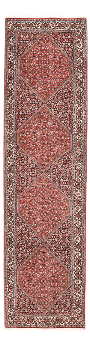 Loper Perzisch tapijt - Bijar - 309 x 83 cm - roest