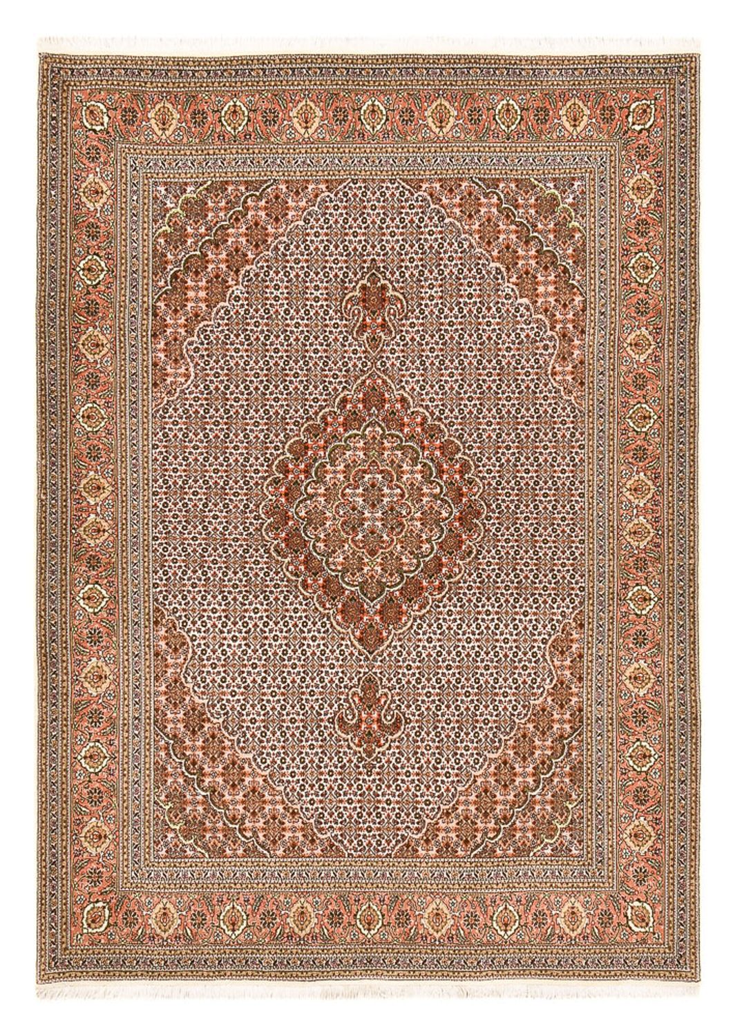 Perzisch tapijt - Tabriz - Royal - 210 x 151 cm - roest