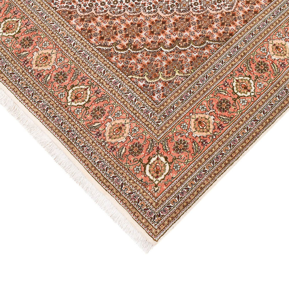 Perzisch tapijt - Tabriz - Royal - 210 x 151 cm - roest
