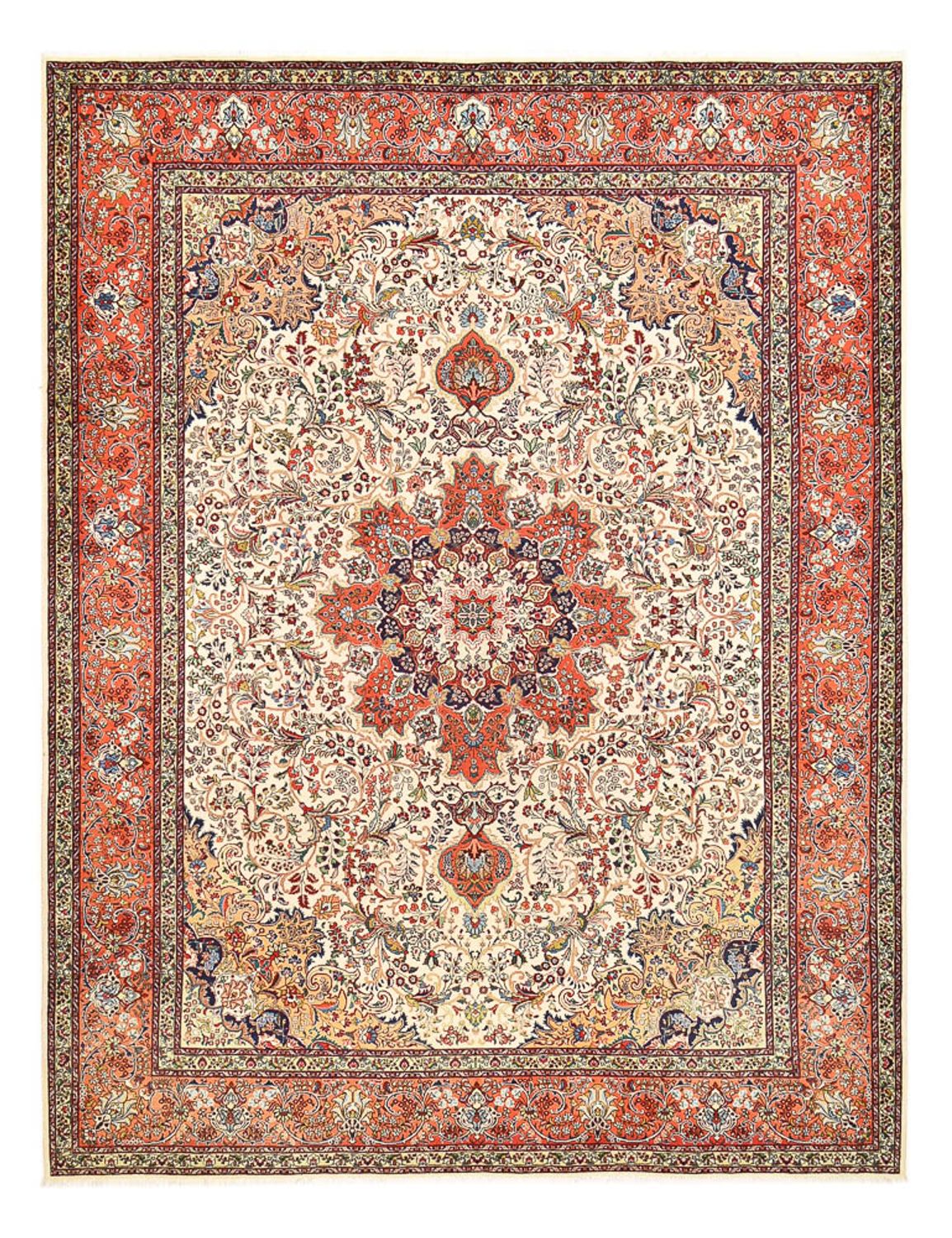 Perzisch tapijt - Tabriz - Royal - 385 x 300 cm - roest