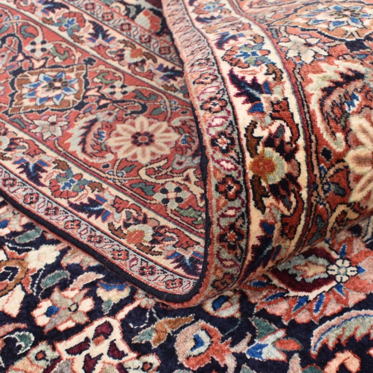 Perzisch tapijt - Bijar vierkant  - 210 x 210 cm - roest