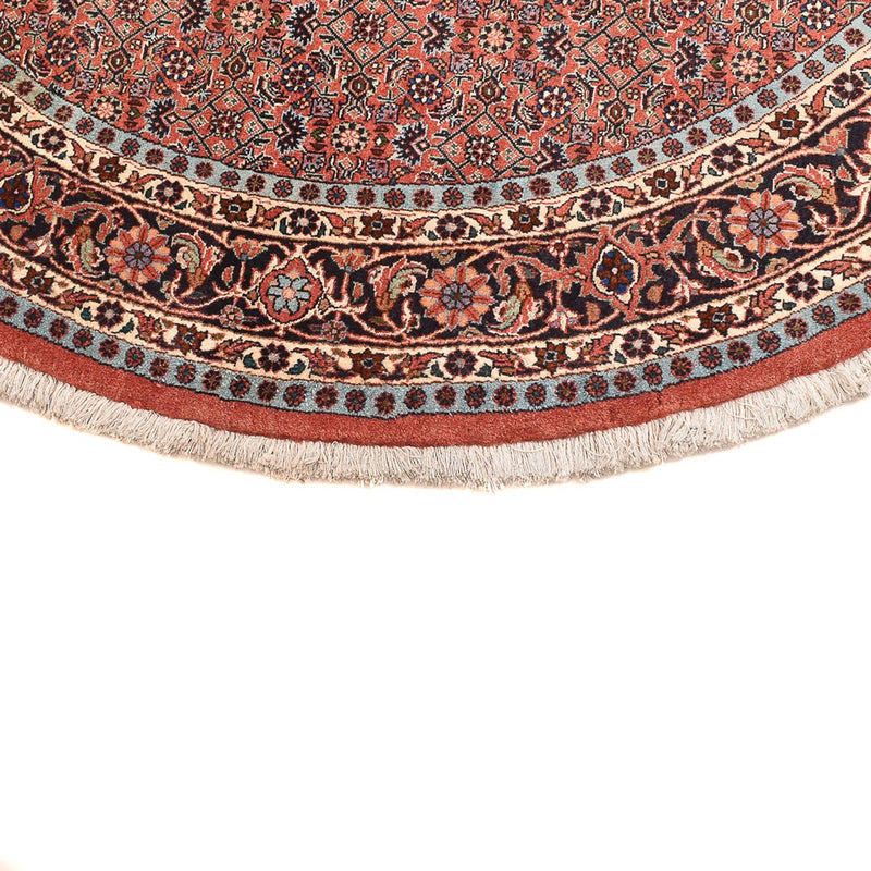 Perzisch tapijt - Bijar rond  - 150 x 150 cm - licht rood