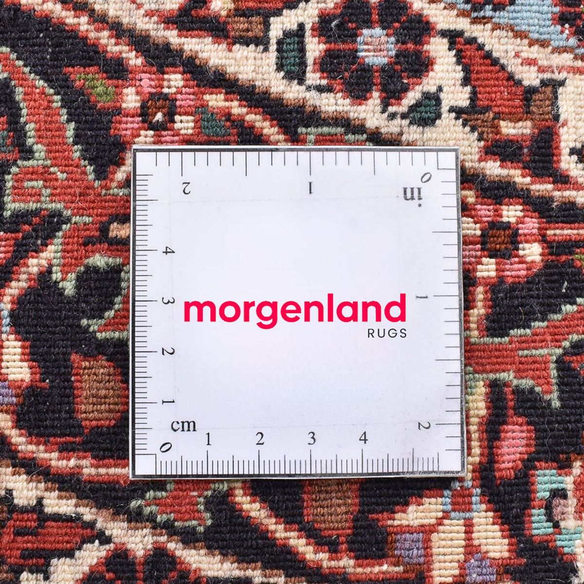 Perzisch tapijt - Bijar rond  - 150 x 150 cm - licht rood