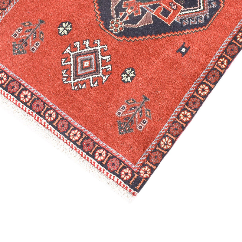 Loper Gabbeh Tapijt - Kashkuli Perzisch - 197 x 54 cm - rood