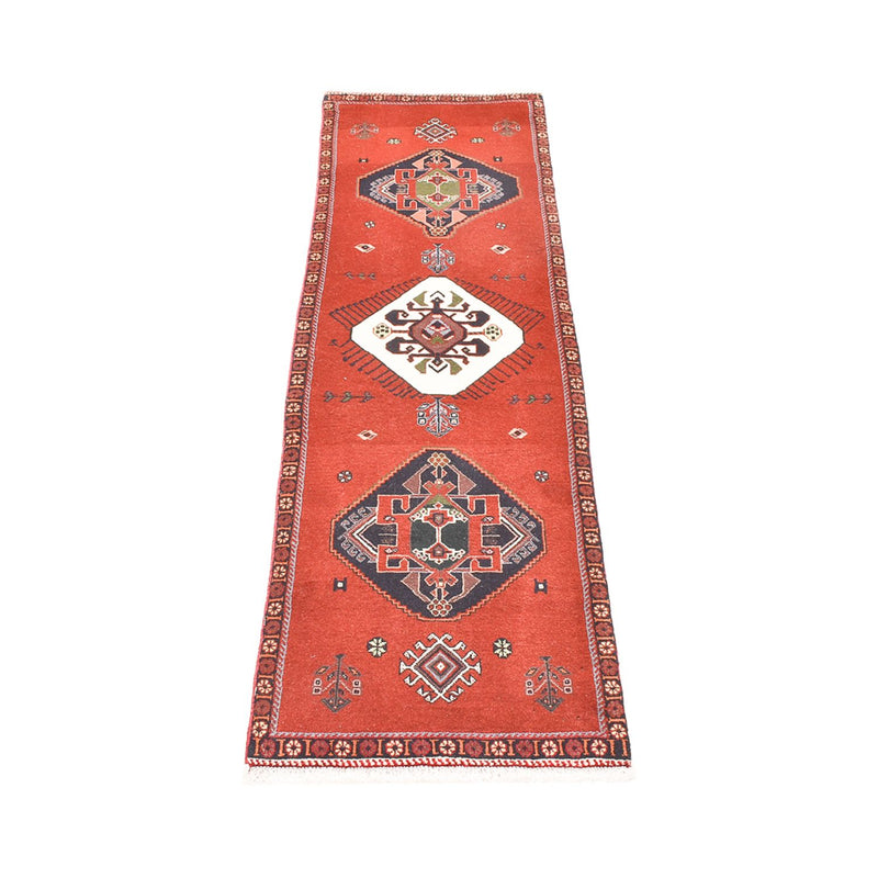 Loper Gabbeh Tapijt - Kashkuli Perzisch - 197 x 54 cm - rood