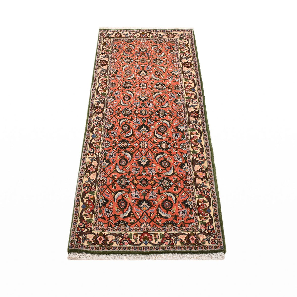 Loper Perzisch tapijt - Bijar - 156 x 58 cm - licht rood