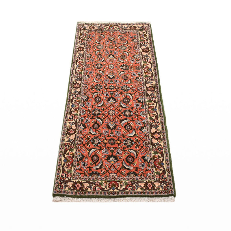 Loper Perzisch tapijt - Bijar - 156 x 58 cm - licht rood