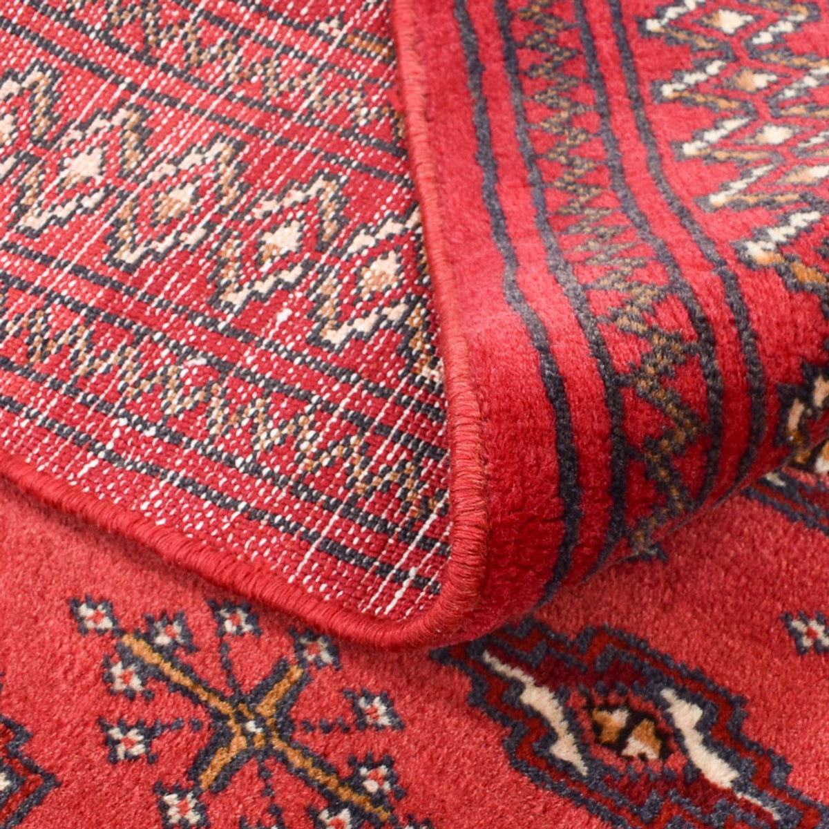 Turkaman tapijt - 138 x 110 cm - rood