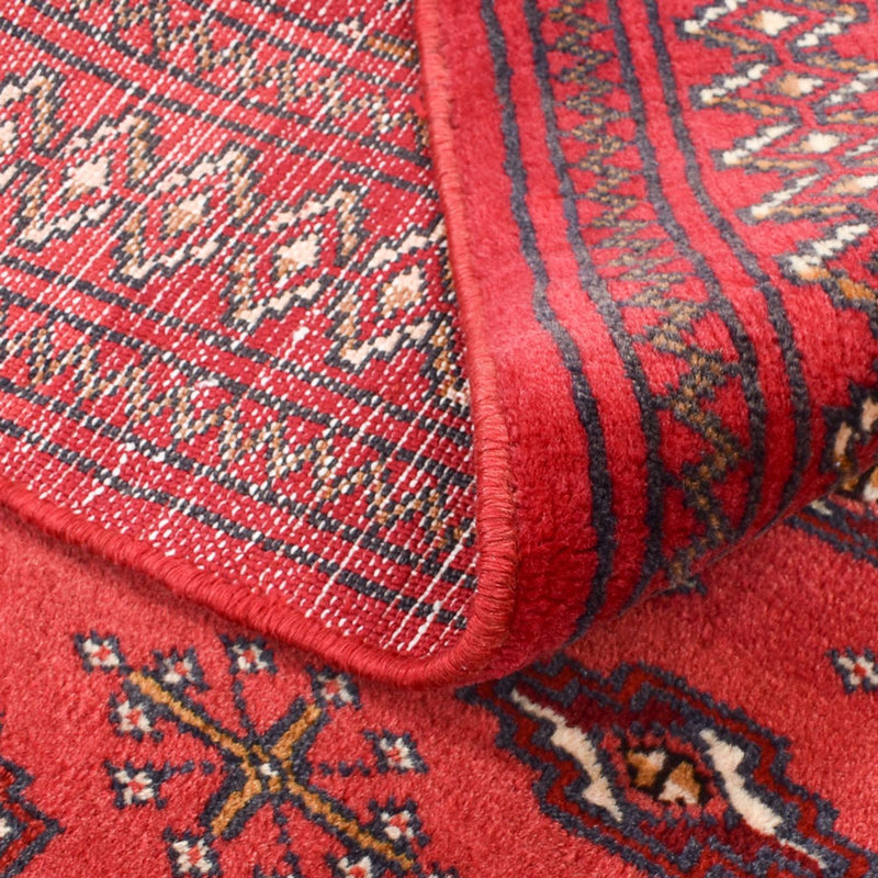 Turkaman tapijt - 138 x 110 cm - rood