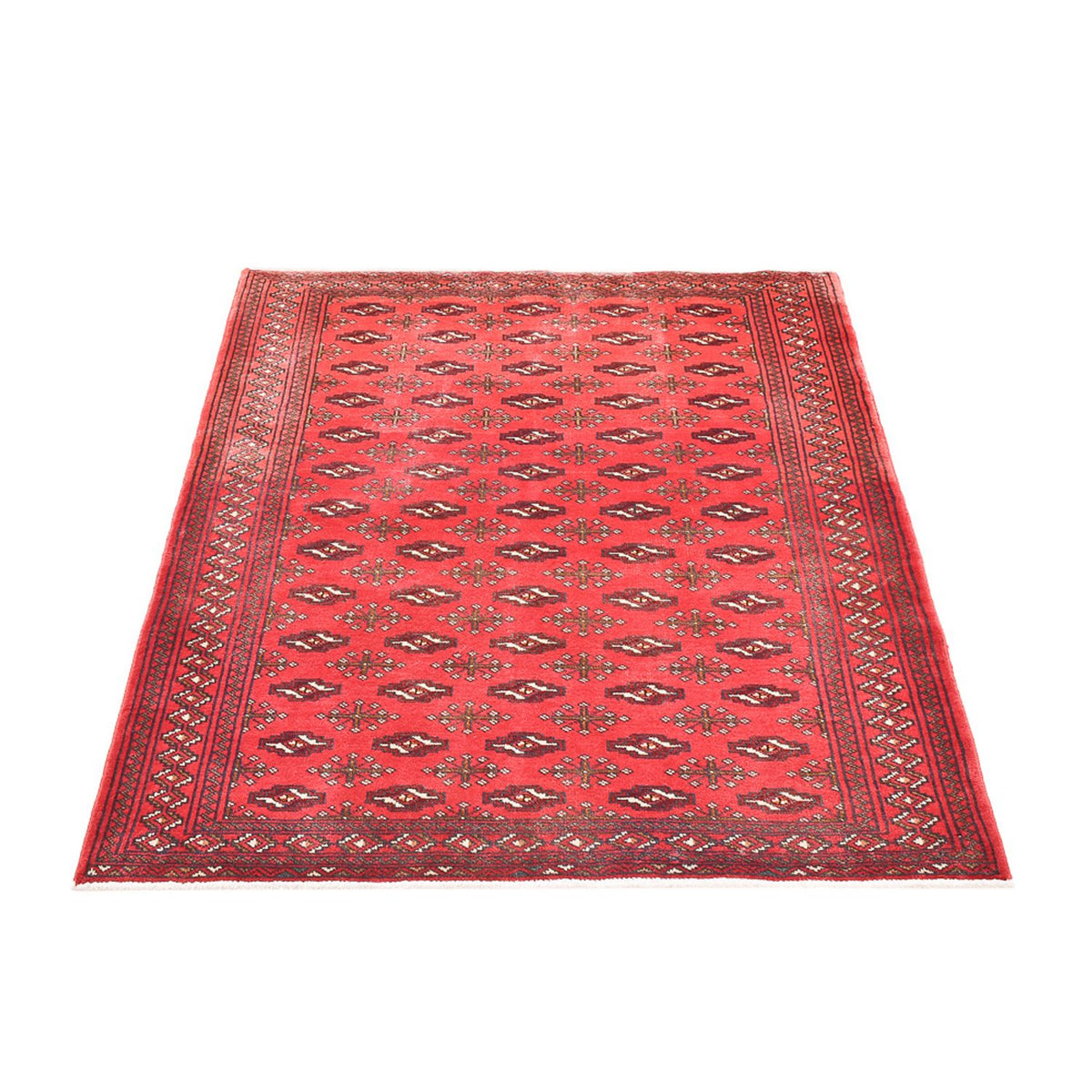 Turkaman tapijt - 138 x 110 cm - rood